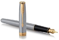 Vulpen Parker Sonnet stainless steel GT fijn-3