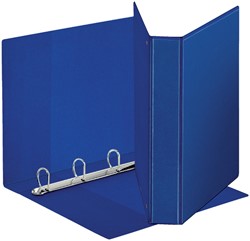 Presentatieringband Esselte panorama A4 4-rings D-mechaniek 20mm PP blauw