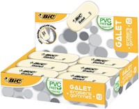 Gum Bic Galet pvc vrij zacht potlood wit-2