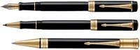 Vulpen Parker Duofold Classic black 18k GT fijn-4