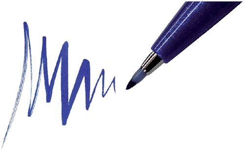Brushpen Pentel SES15C Sign Artist standaardkleuren 12 stuks-1