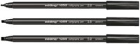 Kalligrafiepen edding 1255 zwart lijn 2.0 - 3.5 - 5.0mm blister à 3st-2