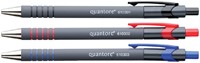 Balpen Quantore grip drukknop assorti 5 stuks-2