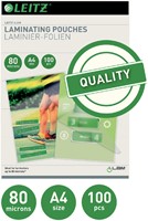 Lamineerhoes Leitz iLAM A4 2x80micron EVA 100 stuks-2