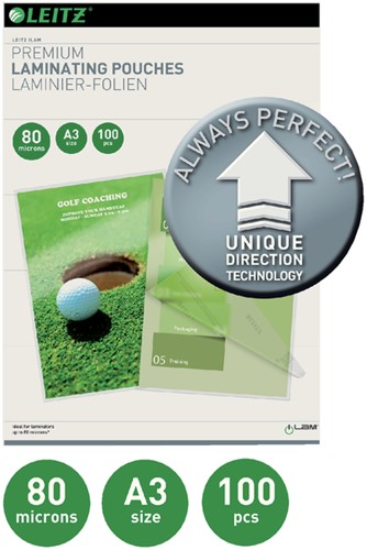 Lamineerhoes Leitz iLAM A3 2x80micron 100 stuks-2