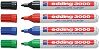 Permanent marker edding 3000, rond, 1.5-3mm, assorti, blister à 4 stuks-2