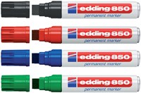 Permanent marker edding 850, blok, 5-16mm, rood-2