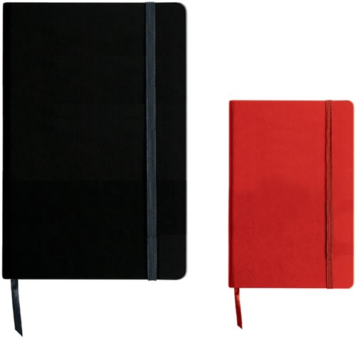 Notitieboek Quantore A4 lijn192 blz 80gr zwart-1