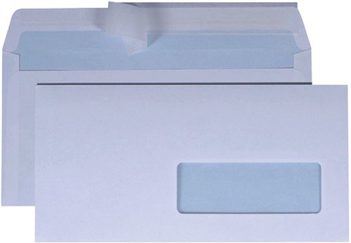 Envelop Quantore 110x220mm venster 3x10cm rechts zelfklevend 500 stuks-2