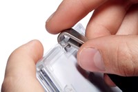 Textielkoord Durable 8127 met karabijnhaak nachtblauw 10 stuks-3