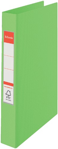 Ringband Esselte Vivida A4 25mm 30% gerecycled PP folie groen