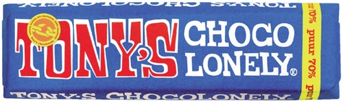 Chocolade Tony's Chocolonely puur reep 50 gr