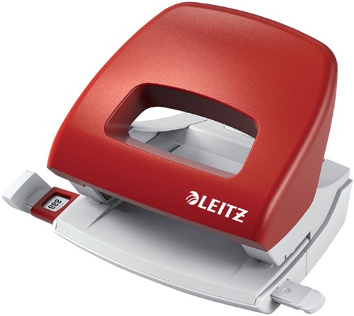 Perforator Leitz NeXXt bureau 16 vel rood