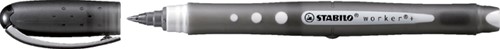 Rollerpen STABILO worker colorful 2019/46 medium zwart