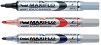 Whiteboardmarker Pentel MWL5S Maxiflo rond 1mm rood-2