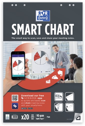 Flipoverpapier Oxford smart 650x980mm blanco 90 gram 20 vel-1