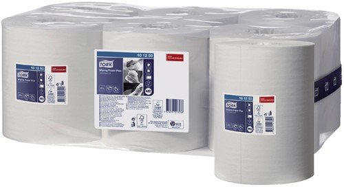 Poetspapier Tork M2 Plus Advanced 2-laags 160m wit 101250-2