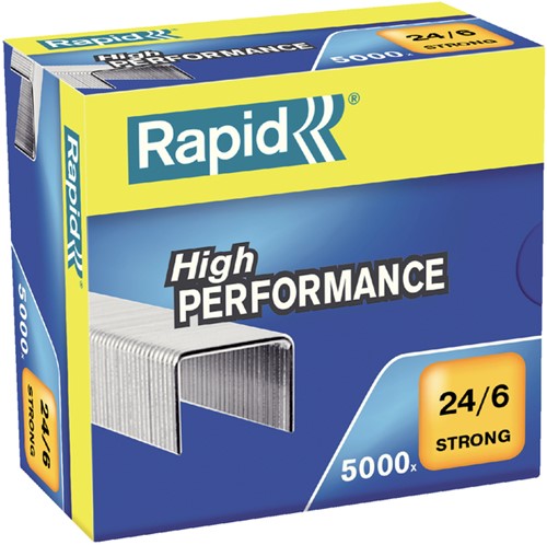 Nieten Rapid, 24/6, gegalvaniseerd, strong, 5000 stuks