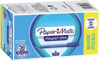 Balpen Paper Mate Flexgrip Ultra, medium, blauw, valuepack 30+6 gratis-4