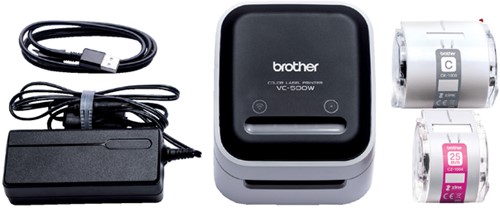 Labelprinter Brother CZ VC-500W desktop 50mm wit-3