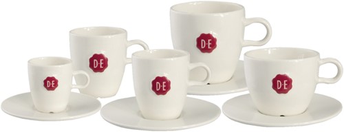 Kopje Douwe Egberts cappuccino 180ml wit 12 stuks-3