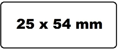 Labeletiket Quantore 11352 54x25mm adres wit 500 stuks-1