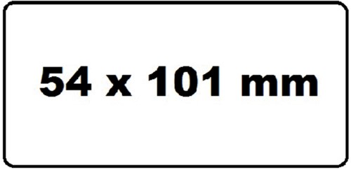 Labeletiket Quantore 99014 54x101mm adres wit-1