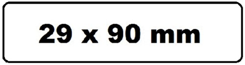 Labeletiket Quantore DK-11201 29x90mm adres wit 400 stuks-2