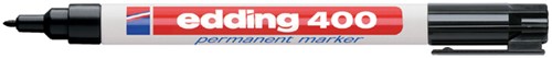 Viltstift edding 400 rond 1mm zwart blister à 1 stuk-2