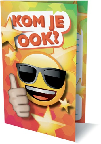 Uitnodiging Emoji-3
