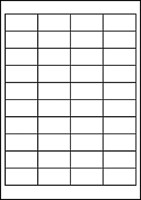 Etiket Avery 4780 48.5x25.4mm wit 1000 stuks-1