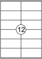 Etiket Quantore 105x48mm 1200 stuks