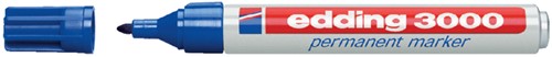 Permanent marker edding 3000, rond, 1.5-3mm, blauw, blister à 4 stuks-2