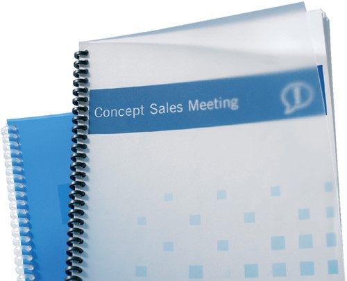 Voorblad GBC A4 Polycover 350micron semi transparant 100 stuks