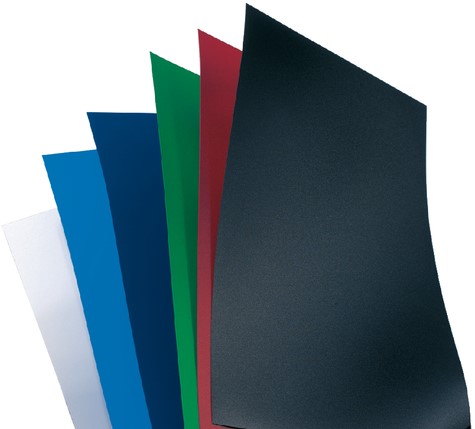 Voorblad GBC A4 Polycover 300micron donkerblauw 100 stuks-3