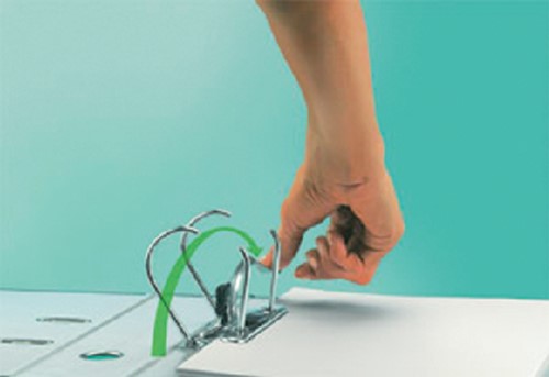 Ordner Leitz 1080 180° 80mm karton A4 zwart-8