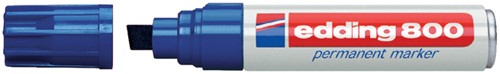 Permanent marker edding 800, schuin, 4-12mm, blauw
