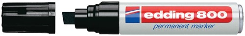 Permanent marker edding 800, schuin, 4-12mm, zwart