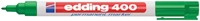 Permanent marker edding 400, rond, 1mm, groen