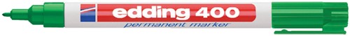 Permanent marker edding 400, rond, 1mm, groen