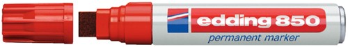 Permanent marker edding 850, blok, 5-16mm, rood