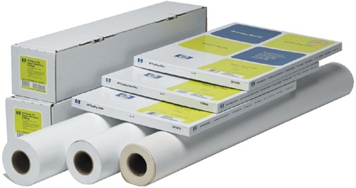 Inkjetpapier HP C6030C, 914mmx30.5m 130 gram, heavyweight coated