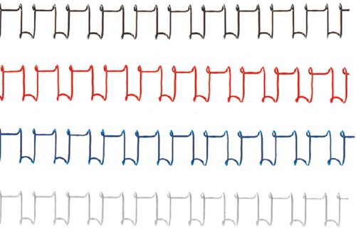 Draadrug GBC 8mm 34-rings A4 wit 100 stuks-2