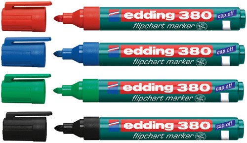 Viltstift edding 380 flipover rond 1.5-3mm rood-2