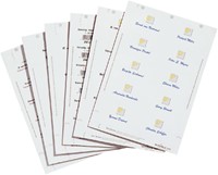 Badgekaart Durable 1456 bedrukbaar 60x90mm 160 stuks