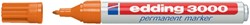 Permanent marker edding 3000, rond, 1.5-3mm, oranje