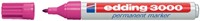 Permanent marker edding 3000, rond, 1.5-3mm, roze