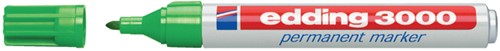 Permanent marker edding 3000, rond, 1.5-3mm, lichtgroen
