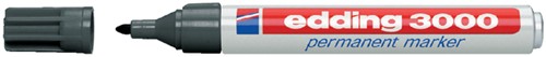 Permanent marker edding 3000, rond, 1.5-3mm, grijs