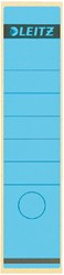 Rugetiket Leitz breed/lang 62x285mm zelfklevend blauw 10 stuks
